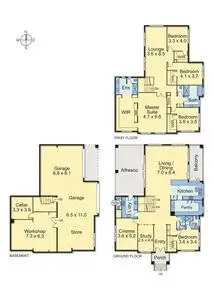 Floorplan of Homely house listing, 42 Old Orchard Drive, Wantirna South VIC 3152