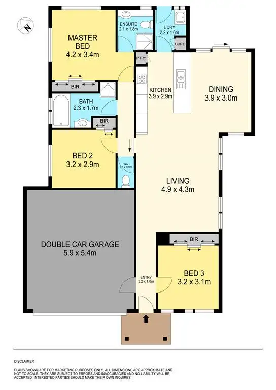 Floorplan of Homely house listing, 69 McNulty Drive, Wendouree VIC 3355