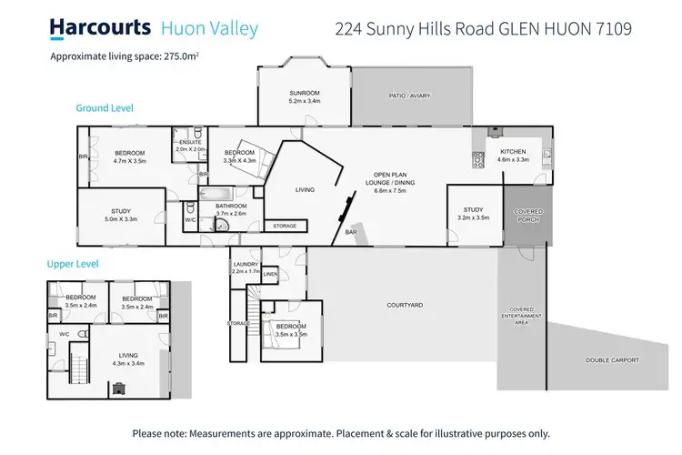 Floorplan of Homely house listing, 224 Sunny Hills Road, Glen Huon TAS 7109