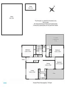 Floorplan of Homely house listing, 88 Flagstaff Gully Road, Lindisfarne TAS 7015