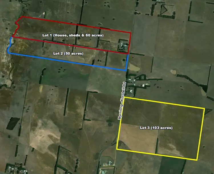Floorplan of Homely rural property listing, 189 Myrniong-Korobeit Road, Myrniong VIC 3341