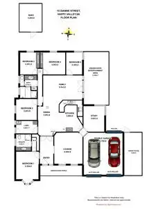 Floorplan of Homely house listing, 15 Dianne Street, Happy Valley SA 5159