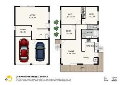 Floorplan of Homely house listing, 25 Pannard Street, Darra QLD 4076