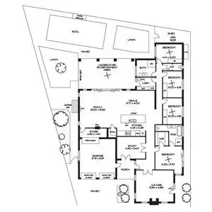 Floorplan of Homely house listing, 15 Polynesia Grove, West Lakes SA 5021