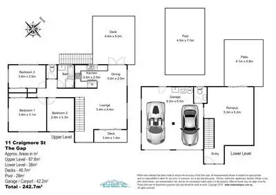 Floorplan of Homely house listing, 11 Craigmore Street, The Gap QLD 4061