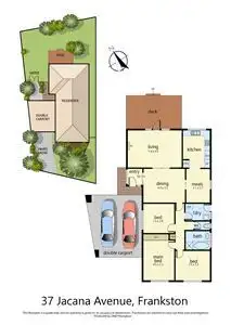 Floorplan of Homely house listing, 37 Jacana Avenue, Frankston VIC 3199