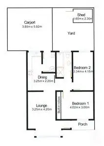 Floorplan of Homely unit listing, 3/24 Panmure Place, Woodville North SA 5012