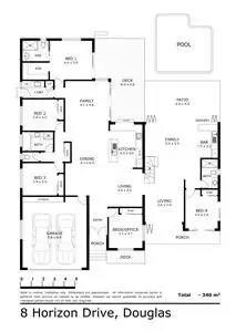 Floorplan of Homely house listing, 8 Horizon Drive, Douglas QLD 4814