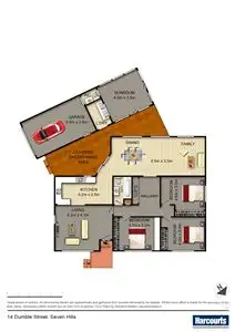 Floorplan of Homely house listing, 14 Dumble Street, Seven Hills NSW 2147