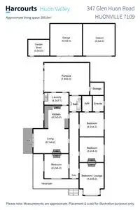 Floorplan of Homely house listing, 347 Glen Huon Road, Glen Huon TAS 7109