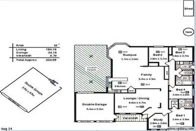 Floorplan of Homely house listing, 13 Waterside Drive, Burton SA 5110