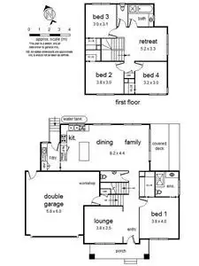 Floorplan of Homely townhouse listing, 8/193-195 Wonga Road, Warranwood VIC 3134