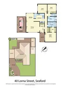Floorplan of Homely house listing, 40 Lorna Street, Seaford VIC 3198