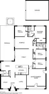 Floorplan of Homely house listing, 1 Jude Place, Narre Warren South VIC 3805