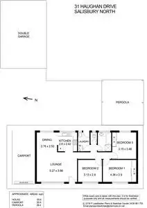 Floorplan of Homely house listing, 31 Haughan Drive, Salisbury North SA 5108