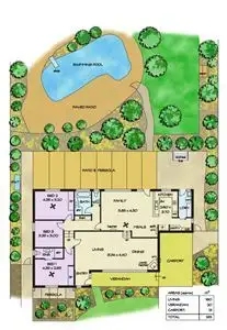 Floorplan of Homely house listing, 13 Lilford Way, Flagstaff Hill SA 5159
