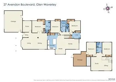 Floorplan of Homely house listing, 27 Avendon Blvd, Glen Waverley VIC 3150