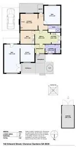 Floorplan of Homely house listing, 142 Edward Street, Clarence Gardens SA 5039