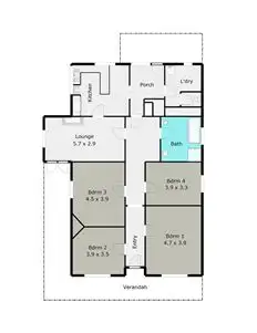 Floorplan of Homely house listing, 318 Ascot Street South, Ballarat Central VIC