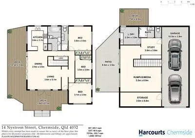 Floorplan of Homely house listing, 14 Nystrom Street, Chermside QLD 4032