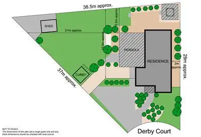 Floorplan of Homely house listing, 5 Derby Court, Carrum Downs VIC 3201