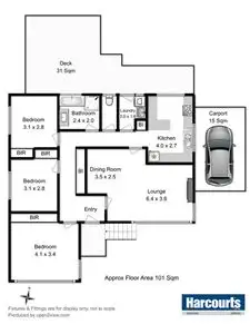 Floorplan of Homely house listing, 65 Alford Street, Howrah TAS 7018