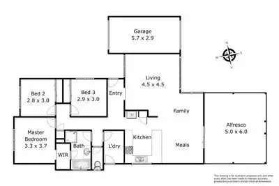 Floorplan of Homely house listing, 9 Dartmoor Drive, Cranbourne East VIC 3977