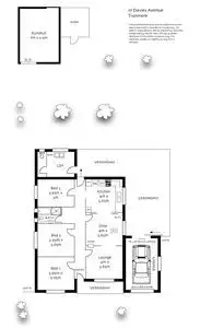 Floorplan of Homely house listing, 17 Davies Avenue, Tranmere SA 5073