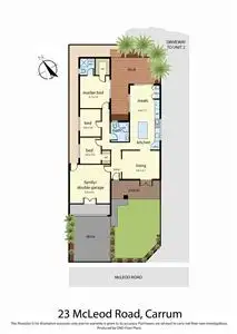 Floorplan of Homely house listing, 23 Mcleod Rd, Carrum VIC 3197