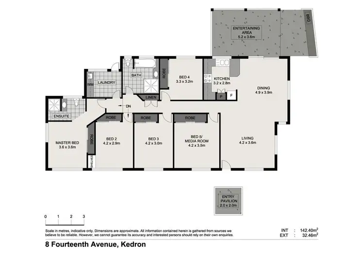 Floorplan of Homely house listing, 8 Fourteenth Avenue, Kedron QLD 4031