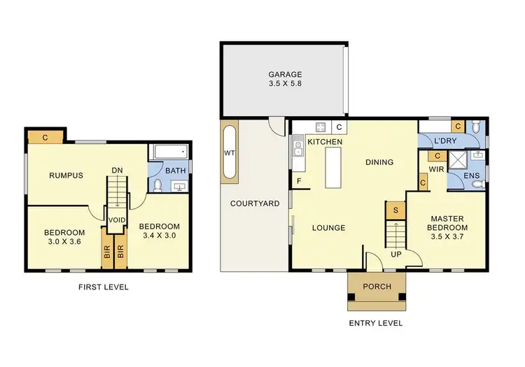 Floorplan of Homely unit listing, 1/30 Stonehaven Avenue, Boronia VIC 3155
