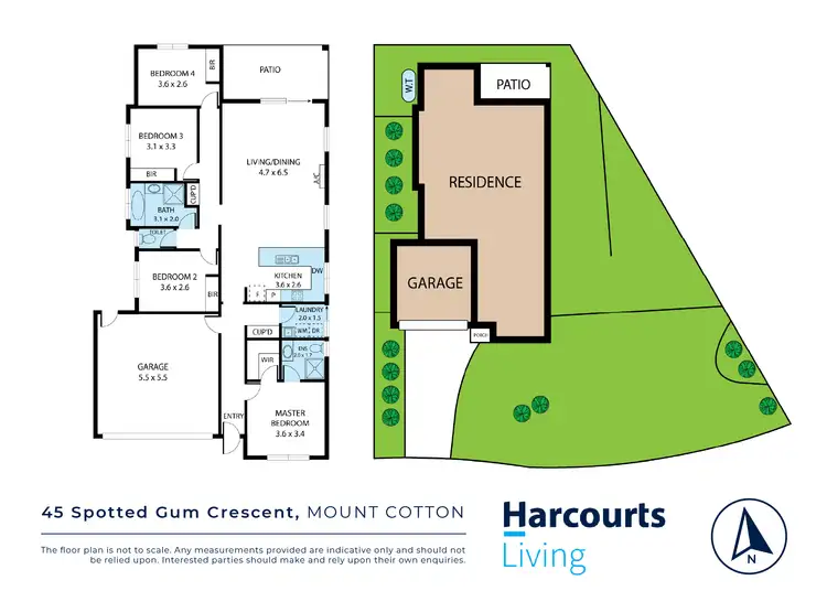Floorplan of Homely house listing, 45 Spotted Gum Crescent, Mount Cotton QLD 4165