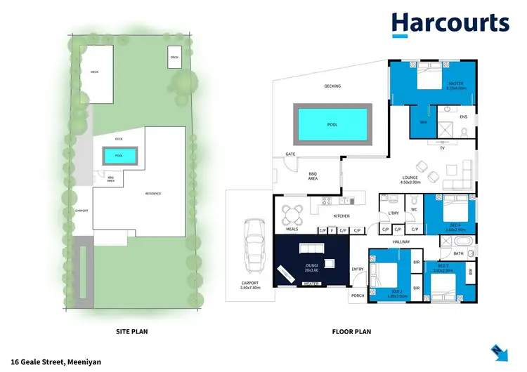 Floorplan of Homely house listing, 16 Geale Street, Meeniyan VIC 3956