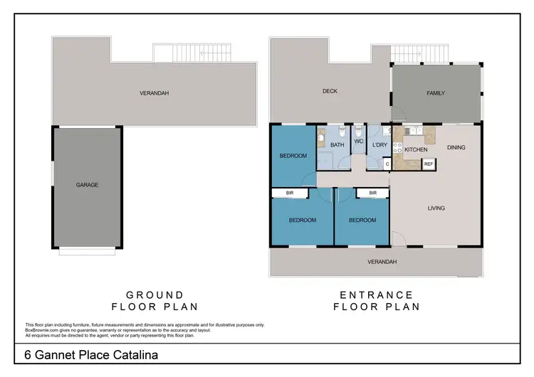 Floorplan of Homely house listing, 6 Gannet Place, Catalina NSW 2536