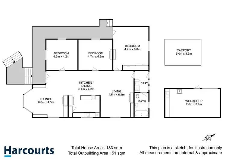Floorplan of Homely house listing, 11 Bay View Road, Dover TAS 7117