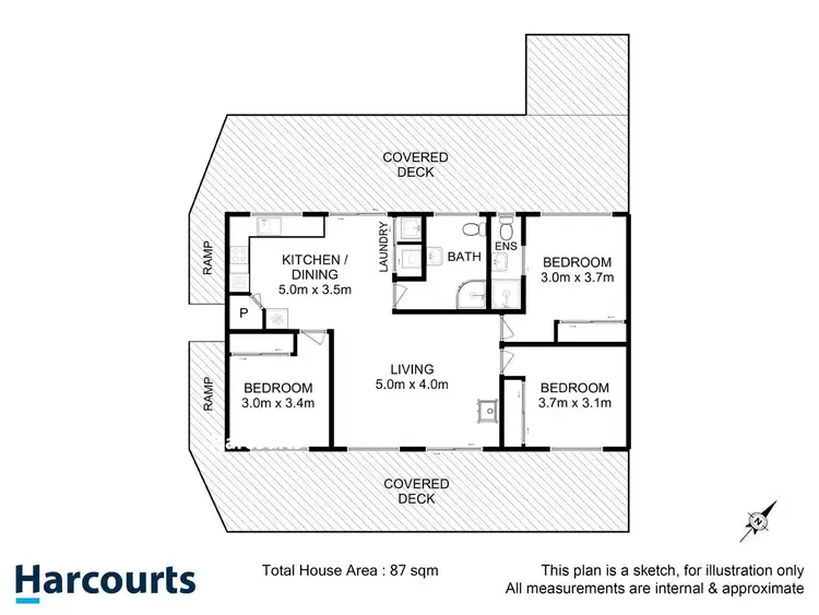 Floorplan of Homely house listing, 4658 Huon Highway, Port Huon TAS 7116