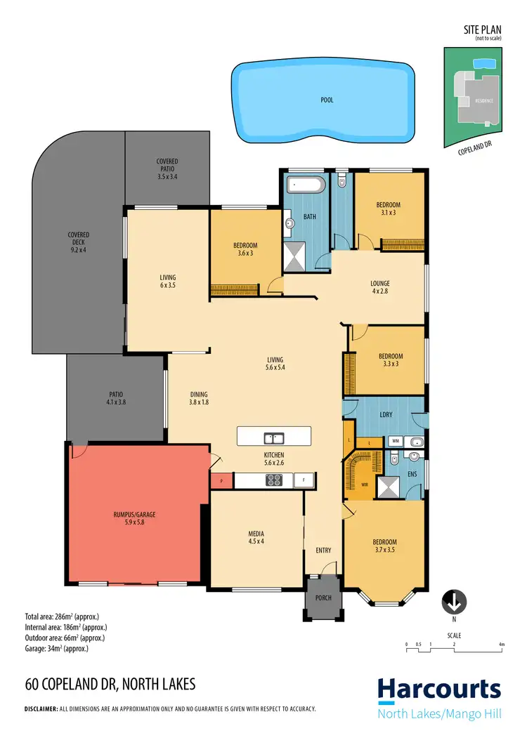 Floorplan of Homely house listing, 60 Copeland Drive,, North Lakes QLD 4509