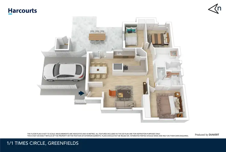 Floorplan of Homely house listing, 1/1 Times Circle, Greenfields WA 6210