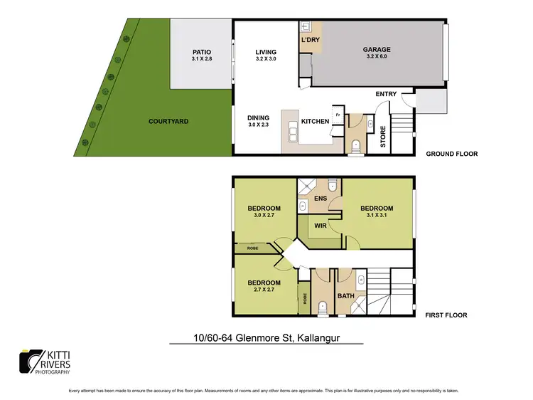 Floorplan of Homely townhouse listing, 10/60-64 Glenmore Street, Kallangur QLD 4503