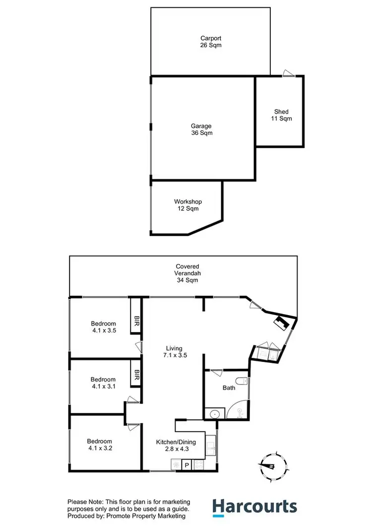 Floorplan of Homely house listing, 4 Gourlay Road, Taranna TAS 7180