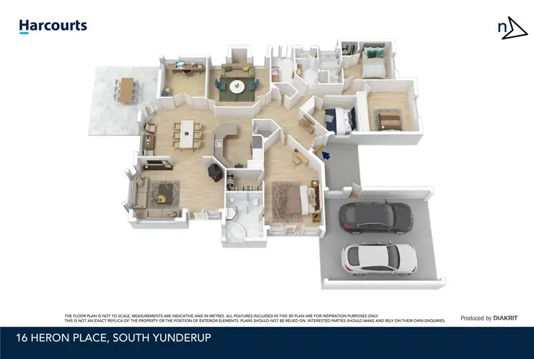 Floorplan of Homely house listing, 16 Heron Place, South Yunderup WA 6208