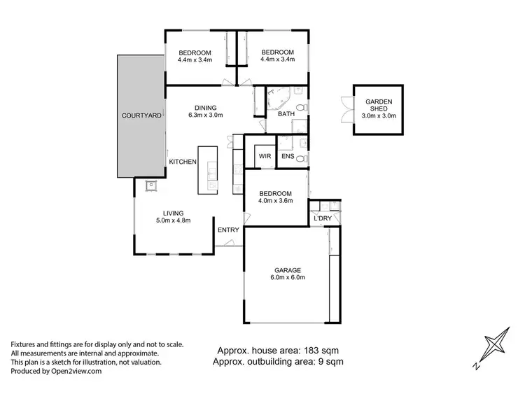 Floorplan of Homely house listing, 24 Elizabeth Street, Ranelagh TAS 7109