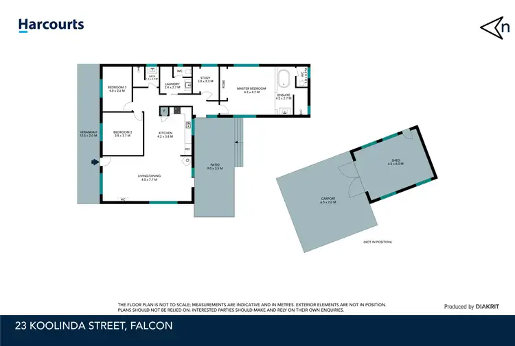 Floorplan of Homely house listing, 23 Koolinda Street, Falcon WA 6210