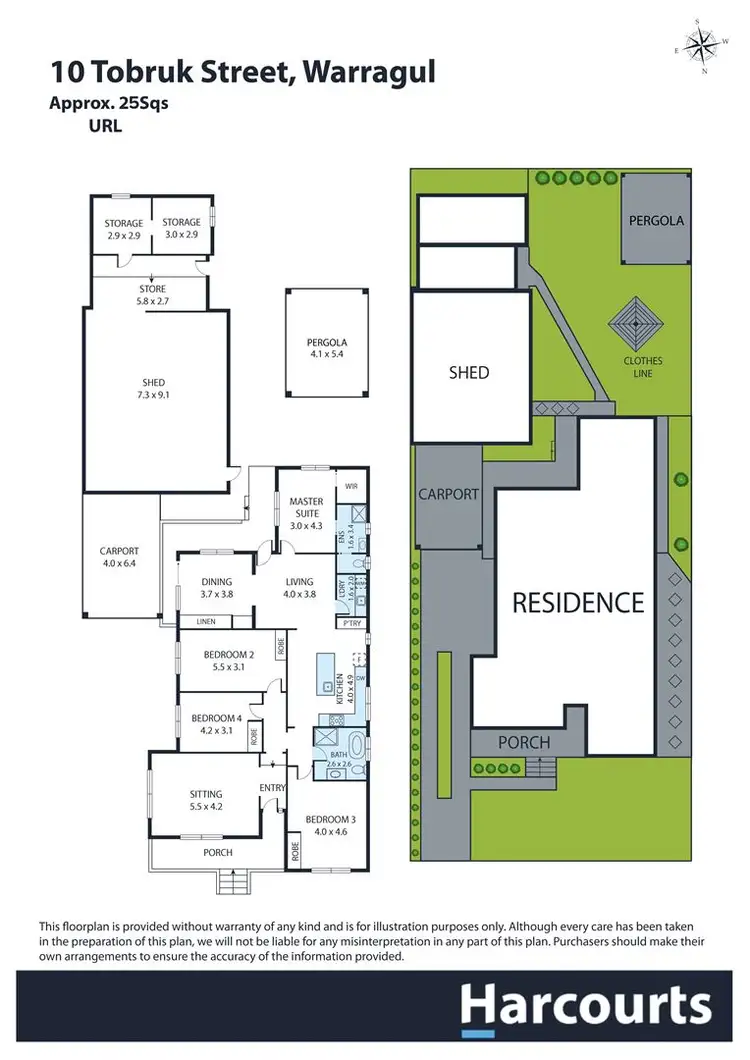 Floorplan of Homely house listing, 10 Tobruk Street, Warragul VIC 3820