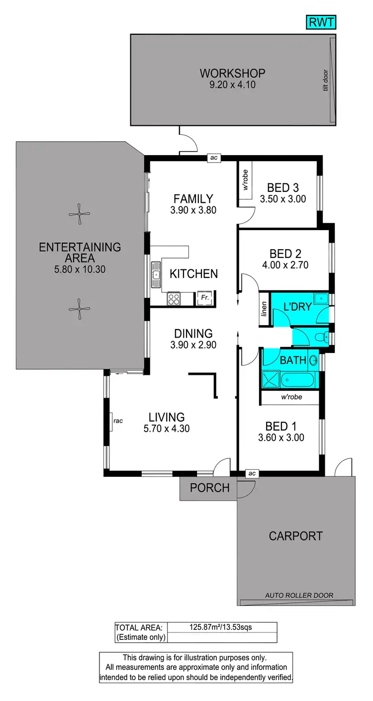 Floorplan of Homely house listing, 14 Menzies Court, Trott Park SA 5158