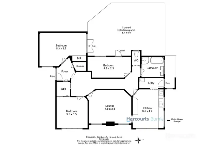 Floorplan of Homely house listing, 15 Aileen Crescent, Hillcrest TAS 7320