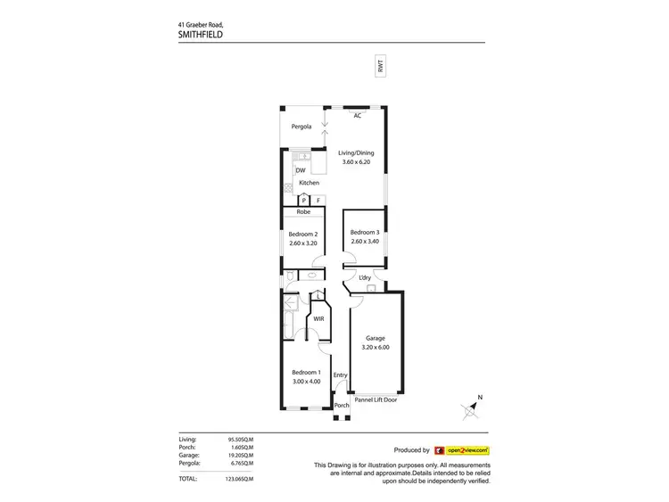 Floorplan of Homely house listing, 41 Graeber Road, Smithfield SA 5114