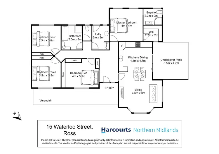 Floorplan of Homely house listing, 15 Waterloo Street, Ross TAS 7209