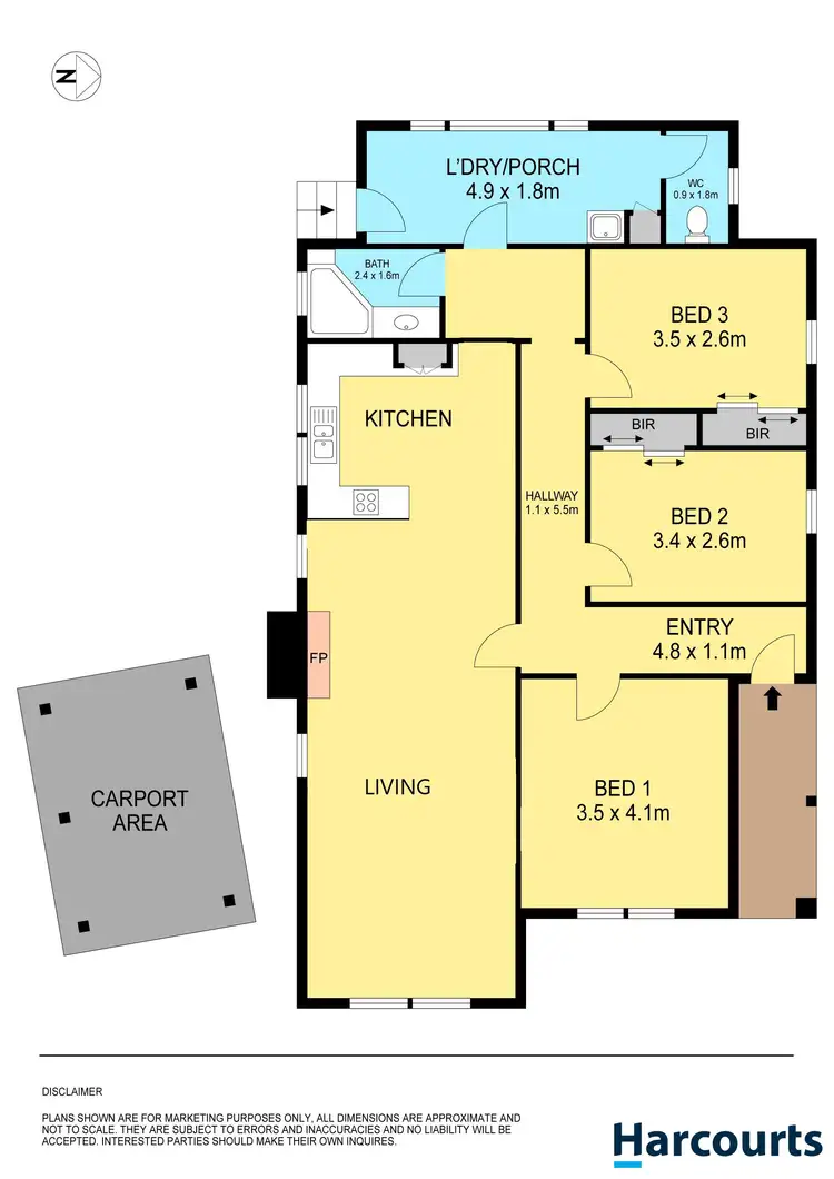 Floorplan of Homely house listing, 863 Linton-Carngham Road, Snake Valley VIC 3351