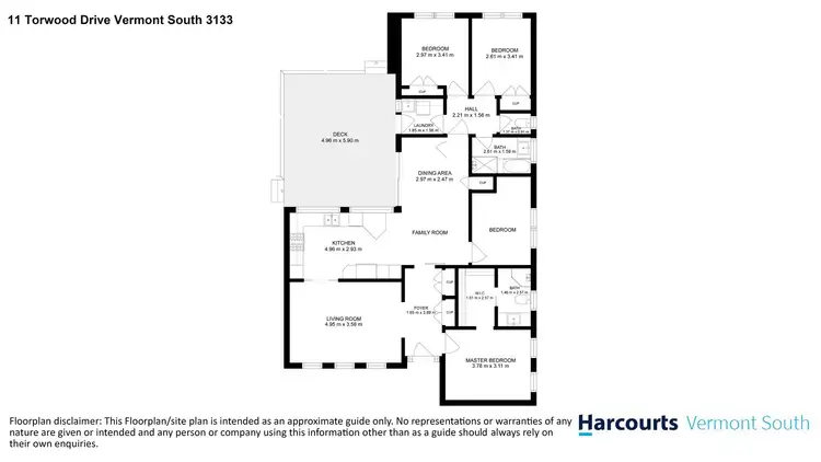 Floorplan of Homely house listing, 11 Torwood Drive, Vermont South VIC 3133